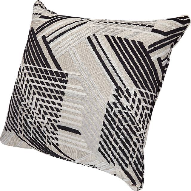 A-Maze Black Pillow, Set of Two - Thumbnail - Image 2