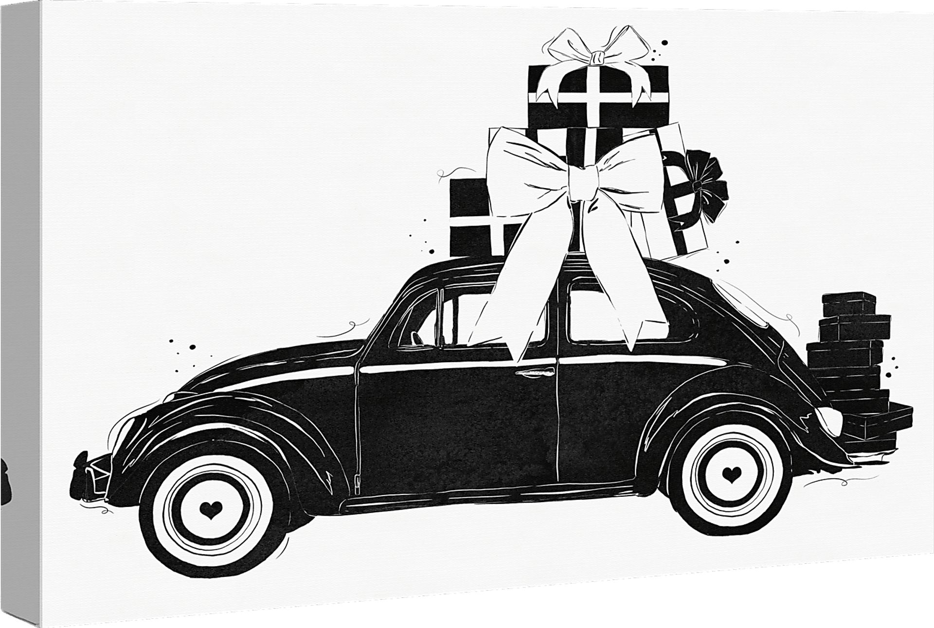 A Shopping Adventure Black Artwork - Image 2