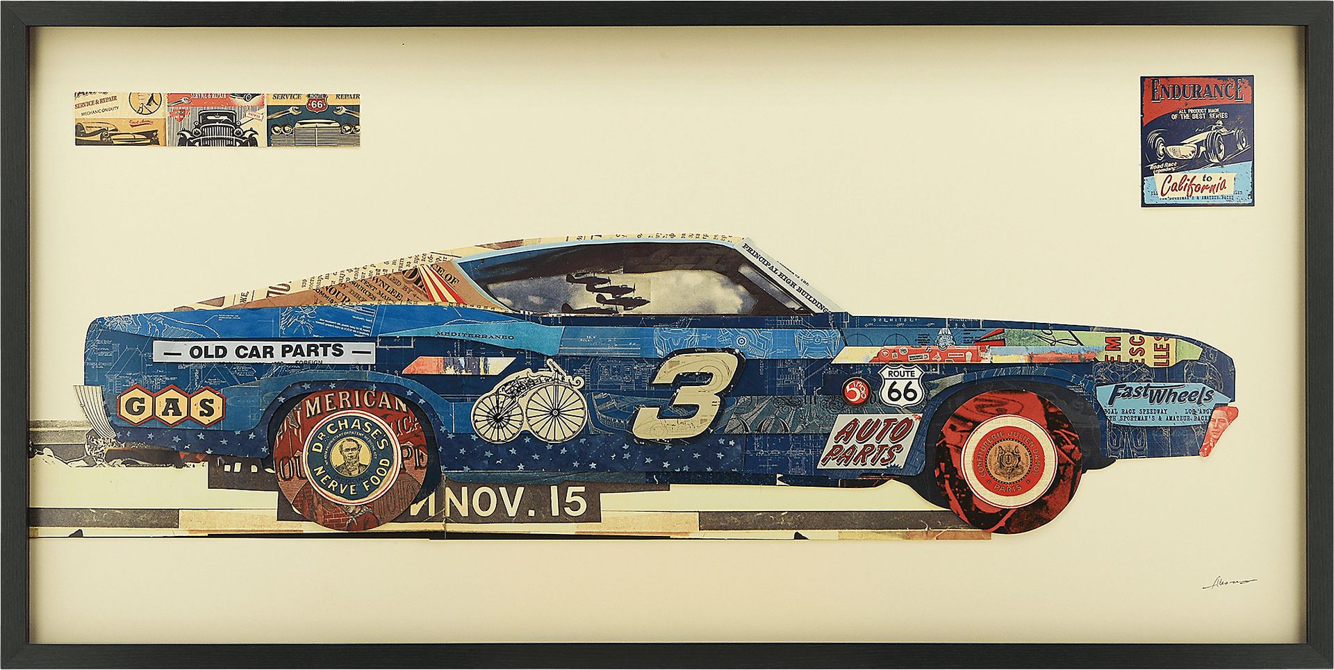 A Vintage Ride Artwork - Image 1