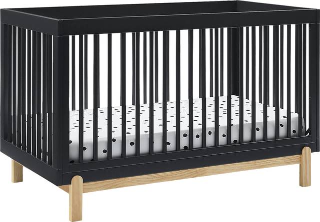 Kids Aadi Charcoal Convertible Crib - Thumbnail - Image 4