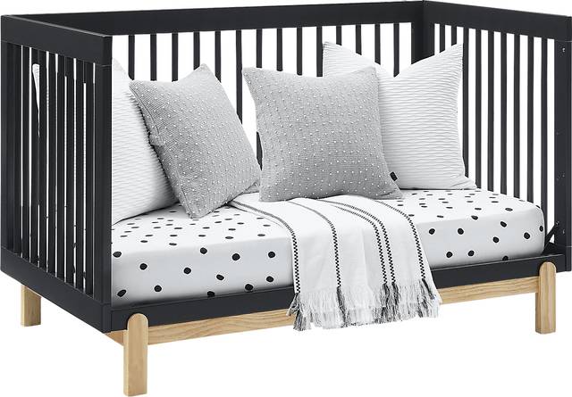 Kids Aadi Charcoal Convertible Crib - Thumbnail - Image 7