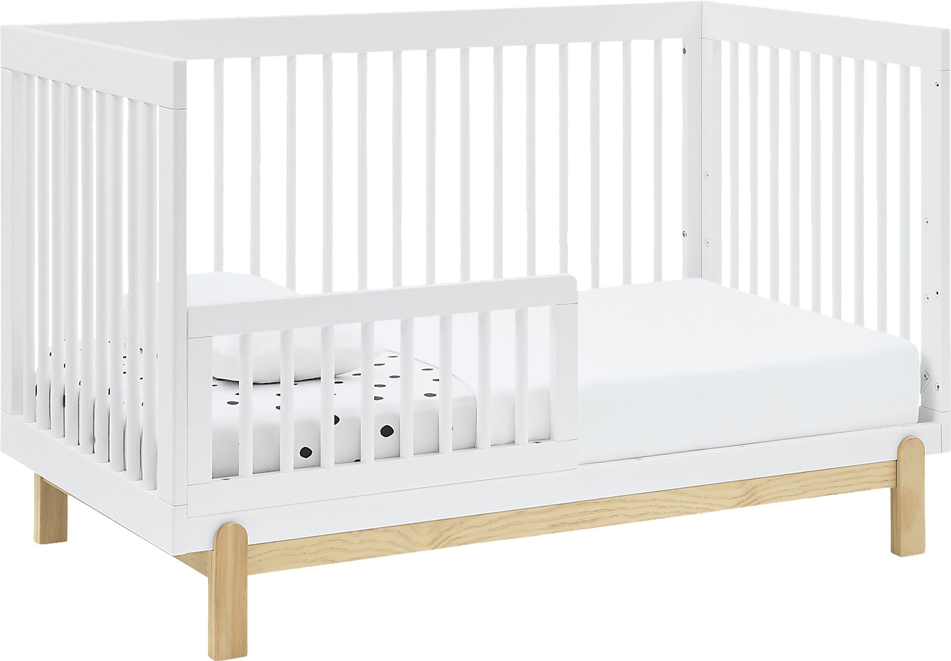 Kids Aadi White Convertible Crib - Image 5
