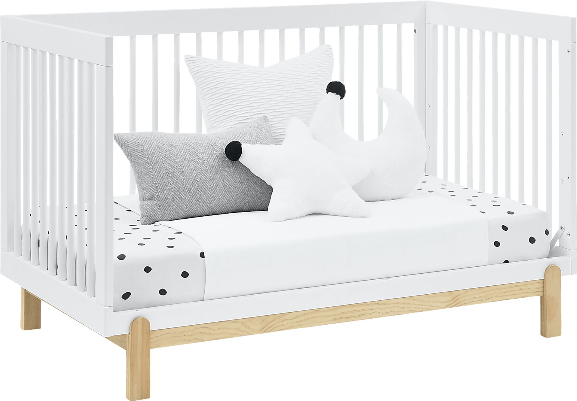 Kids Aadi White Convertible Crib - Image 6