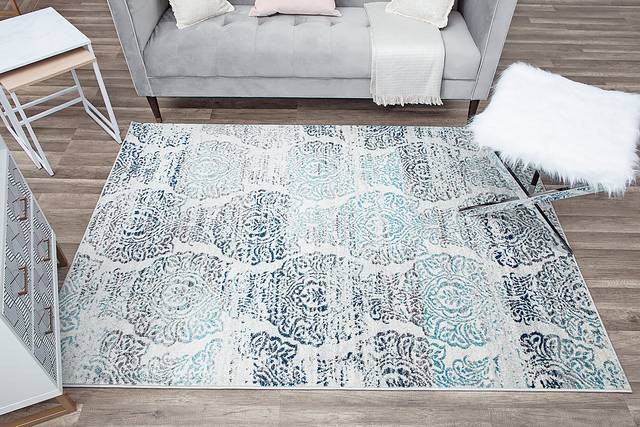 Aadrita Blue 8' x 10' Rug - Thumbnail - Image 3