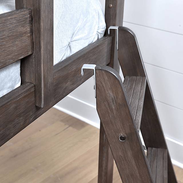 Kids Aalam Brown Twin/Twin Low Bunk Bed - Thumbnail - Image 3