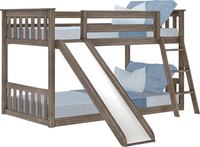 Kids Aalam Brown Twin/Twin Low Bunk Bed - Thumbnail - Image 5