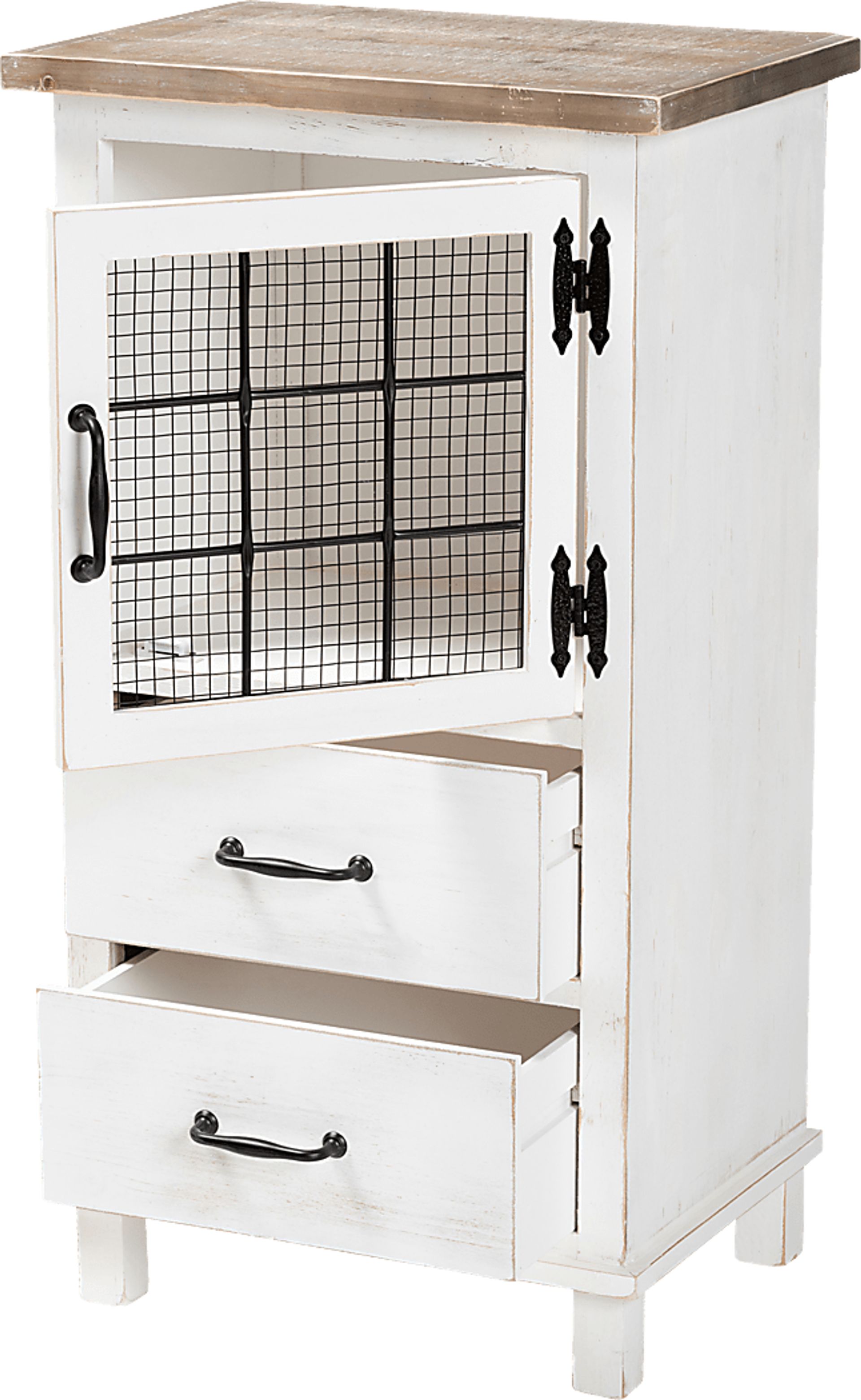 Aangelbrook White Accent Cabinet - Image 2