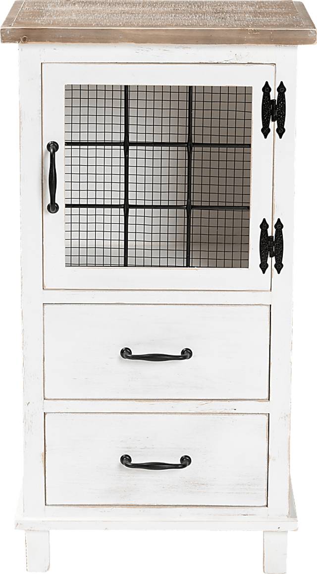 Aangelbrook White Accent Cabinet - Thumbnail - Image 3