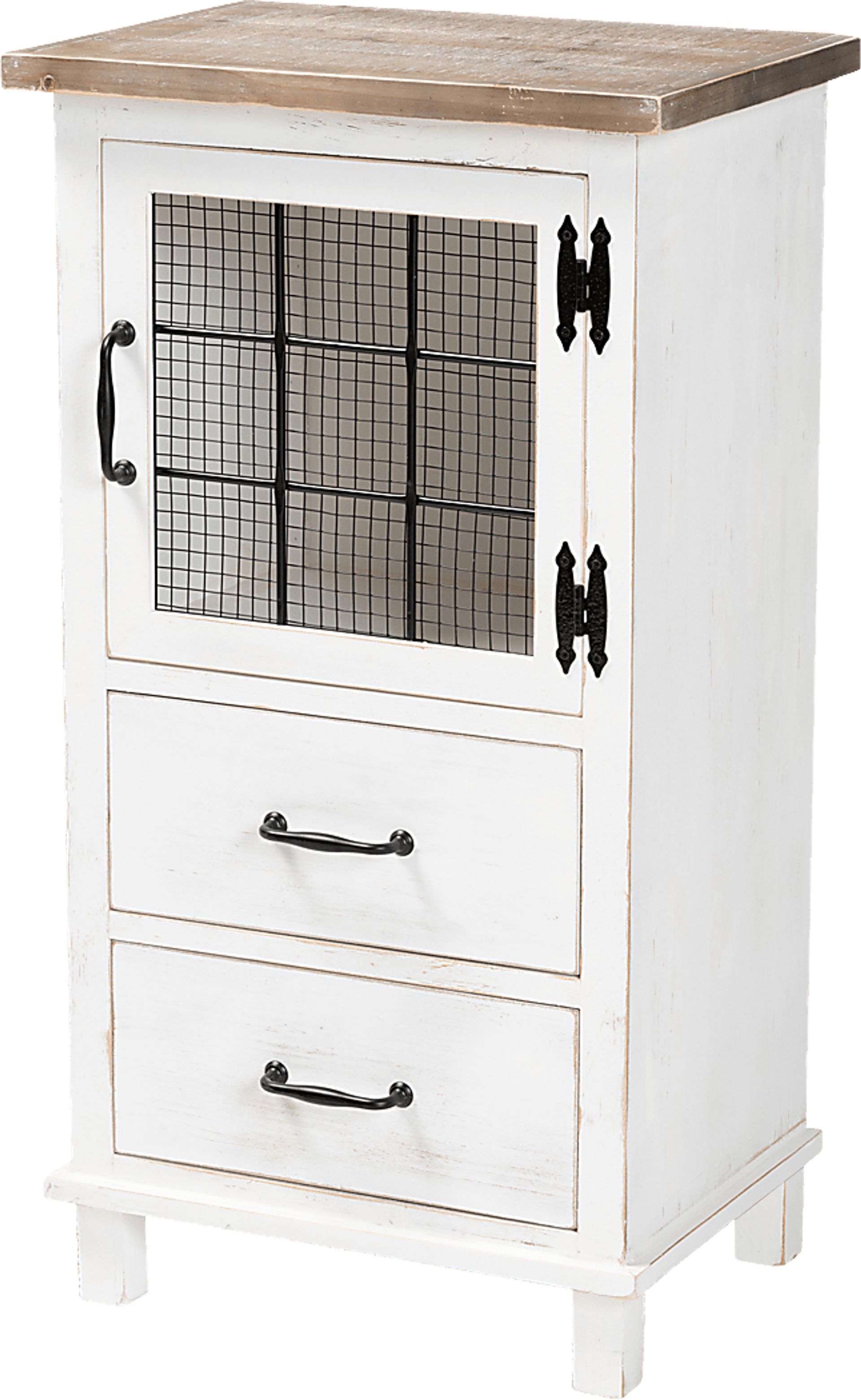 Aangelbrook White Accent Cabinet - Image 1