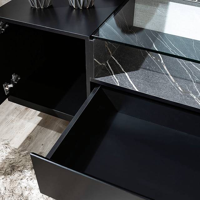 Aardvark Walk Black 85 in. Console - Thumbnail - Image 6