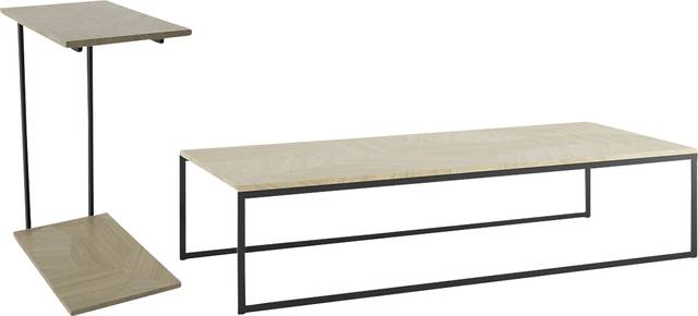 Aardvark Walk Beige 2 Piece Table Set - Thumbnail - Image 1