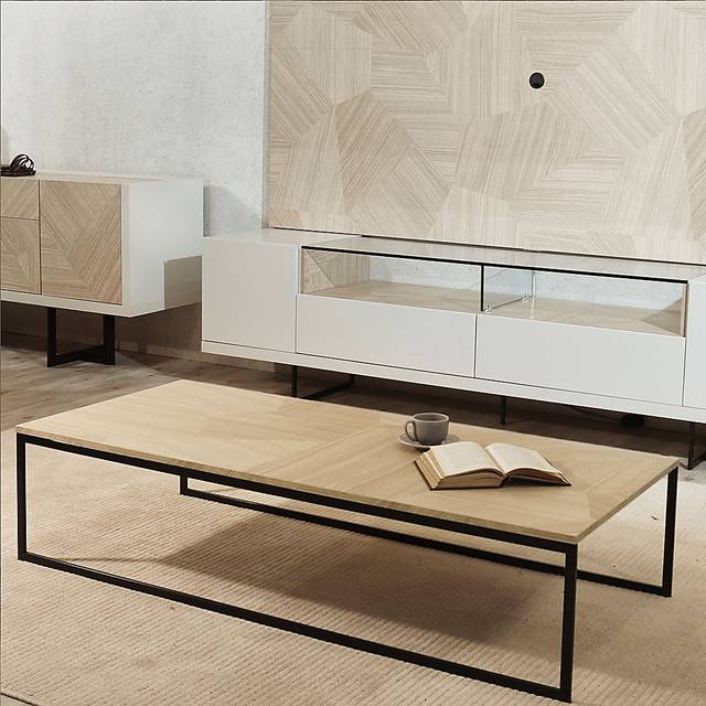 Aardvark Walk Beige Cocktail Table - Thumbnail - Image 5