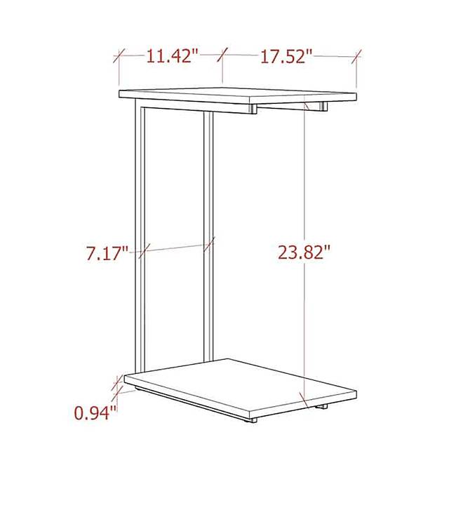 Aardvark Walk Beige End Table - Thumbnail - Image 9
