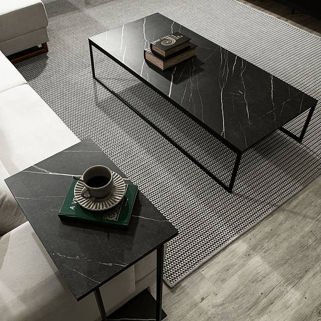 Aardvark Walk Black 2 Piece Table Set - Thumbnail - Image 3