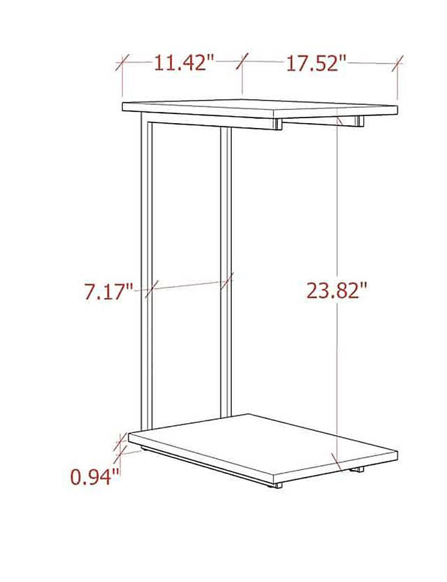 Aardvark Walk Black End Table - Thumbnail - Image 8