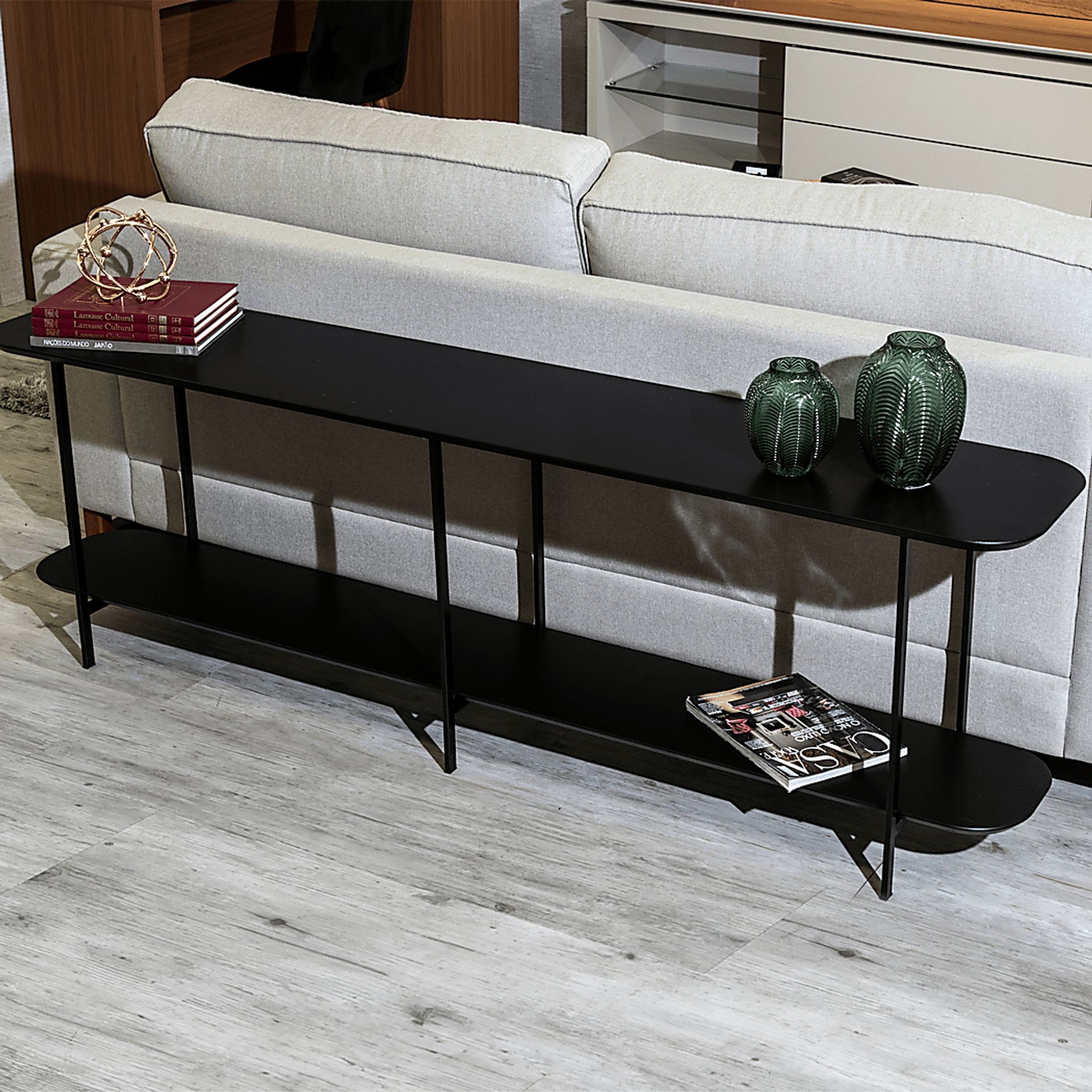 Aardvark Walk Black Sofa Table - Image 5