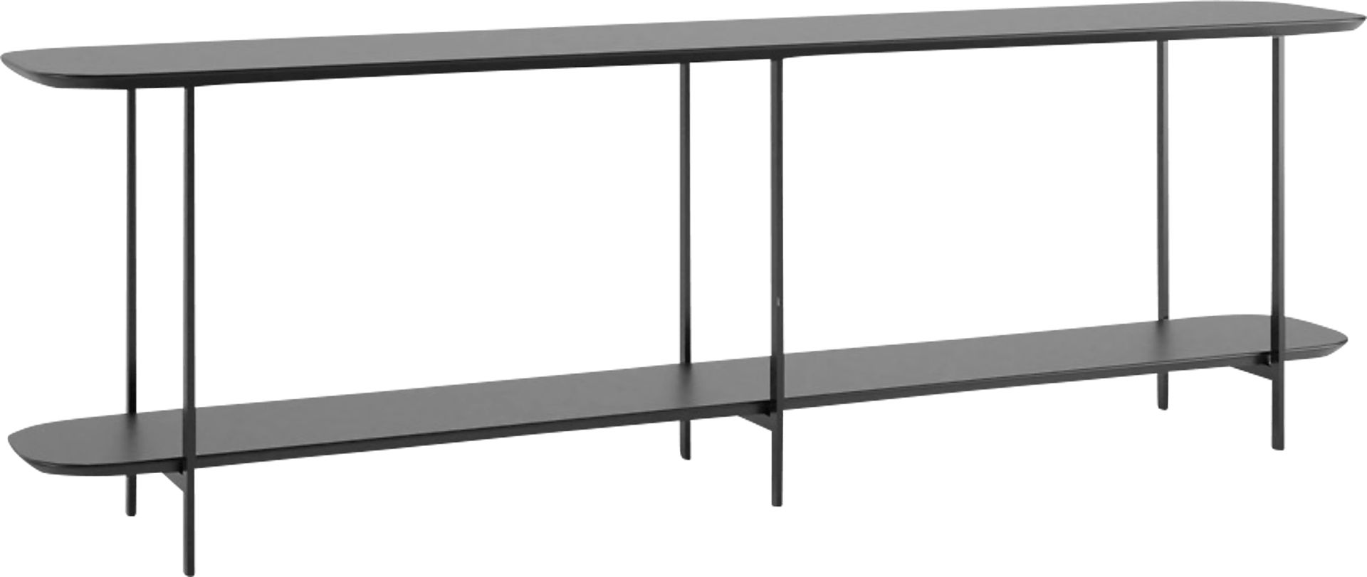 Aardvark Walk Black Sofa Table - Image 1
