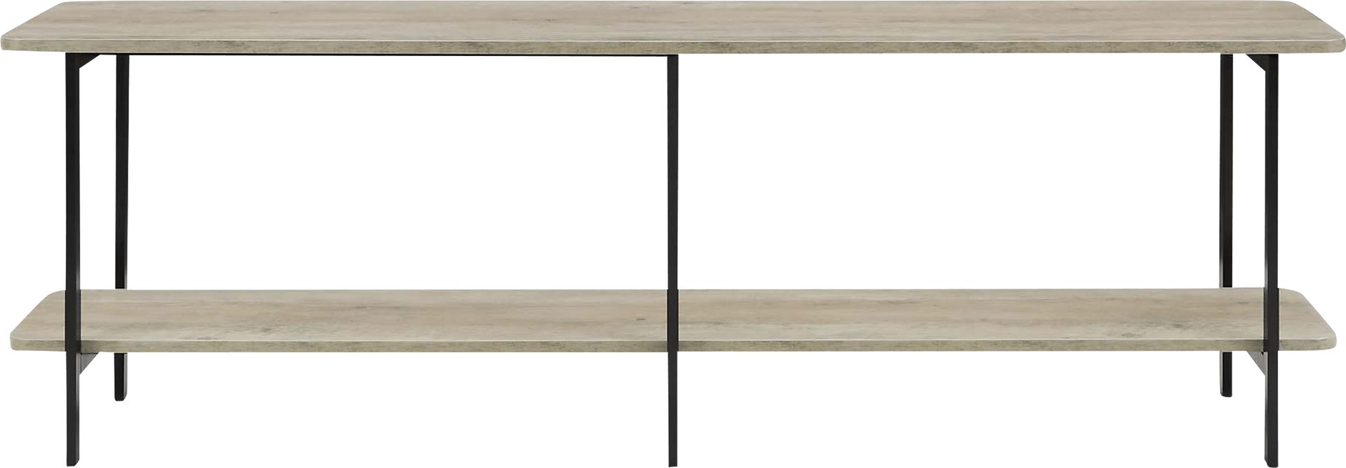 Aardvark Walk Gray 71 in. Console - Image 1