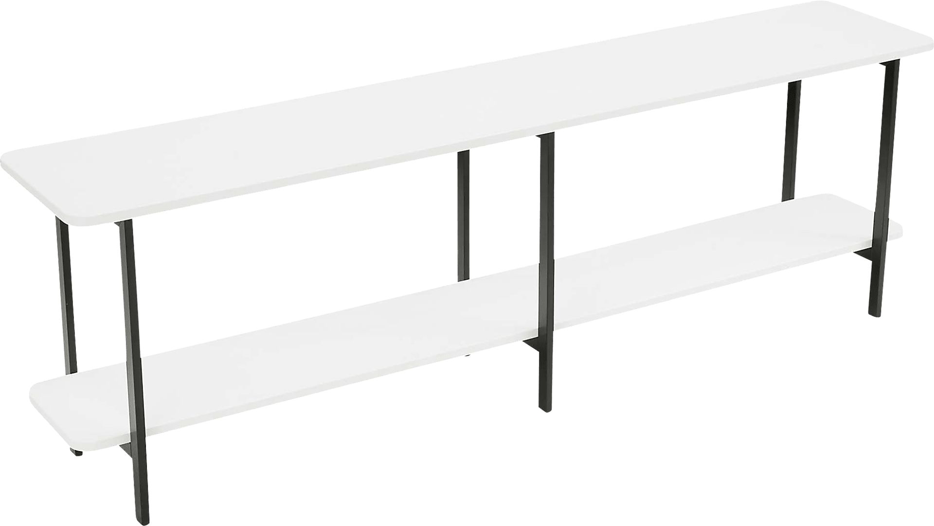 Aardvark Walk White 71 in. Console - Image 10