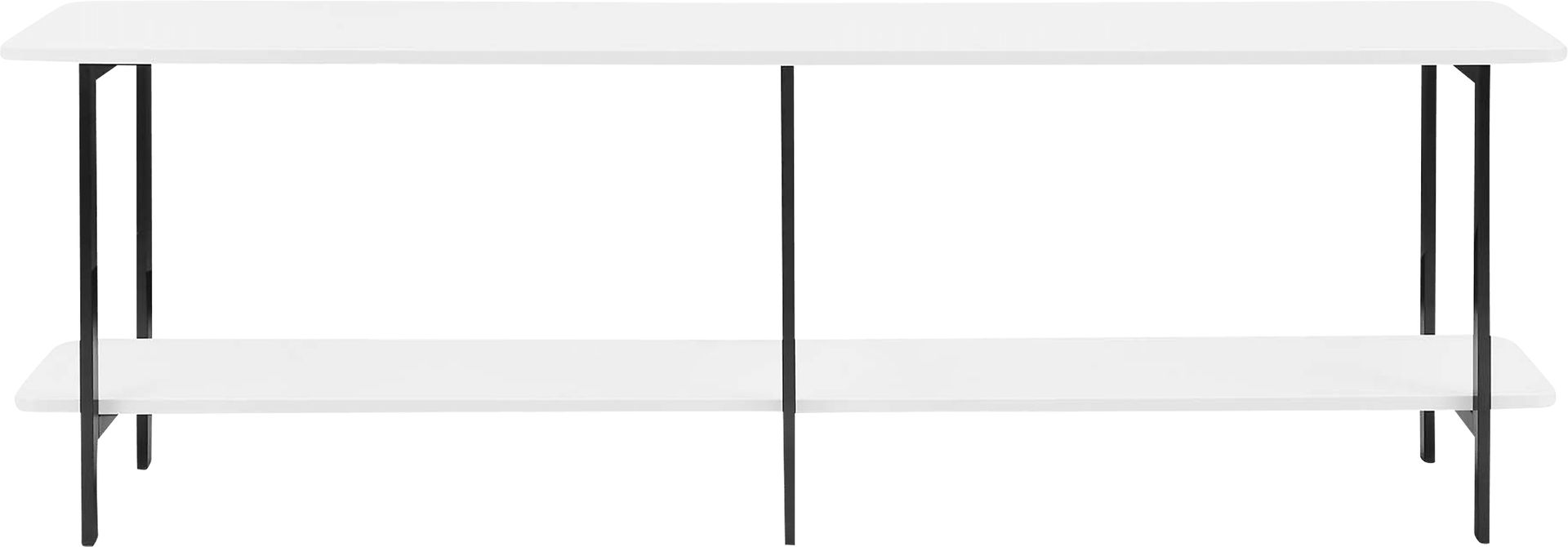 Aardvark Walk White 71 in. Console - Image 1