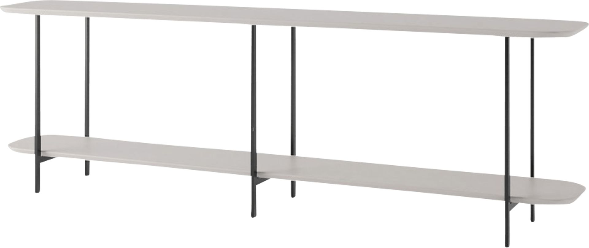 Aardvark Walk White Sofa Table - Image 2