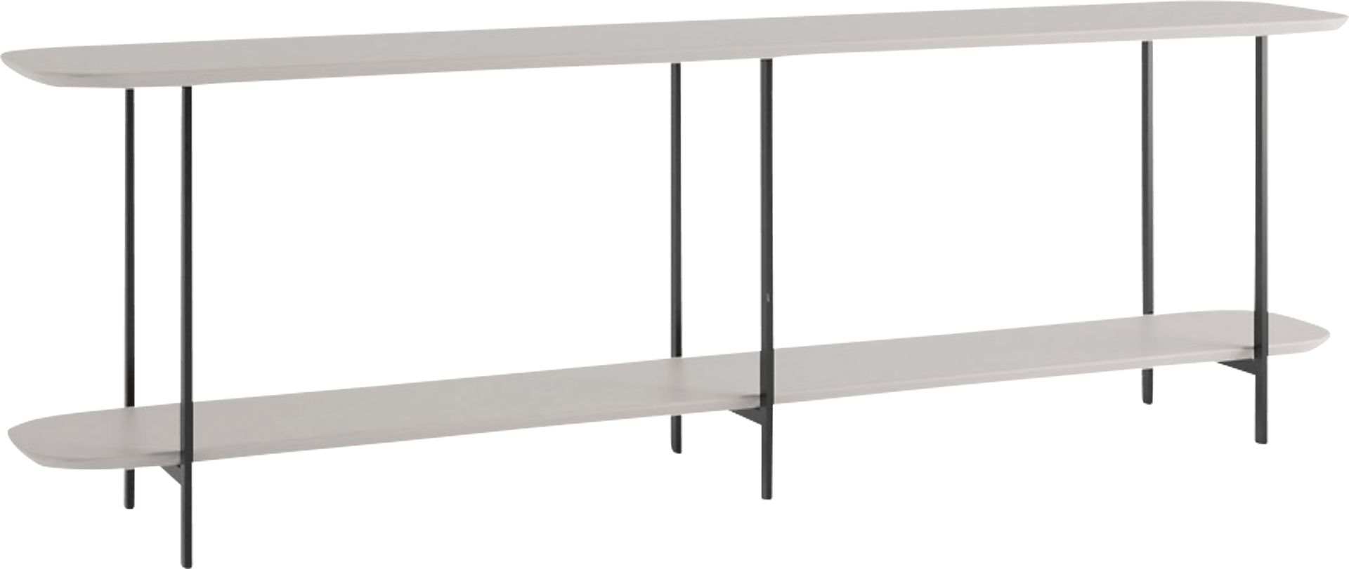 Aardvark Walk White Sofa Table - Image 1