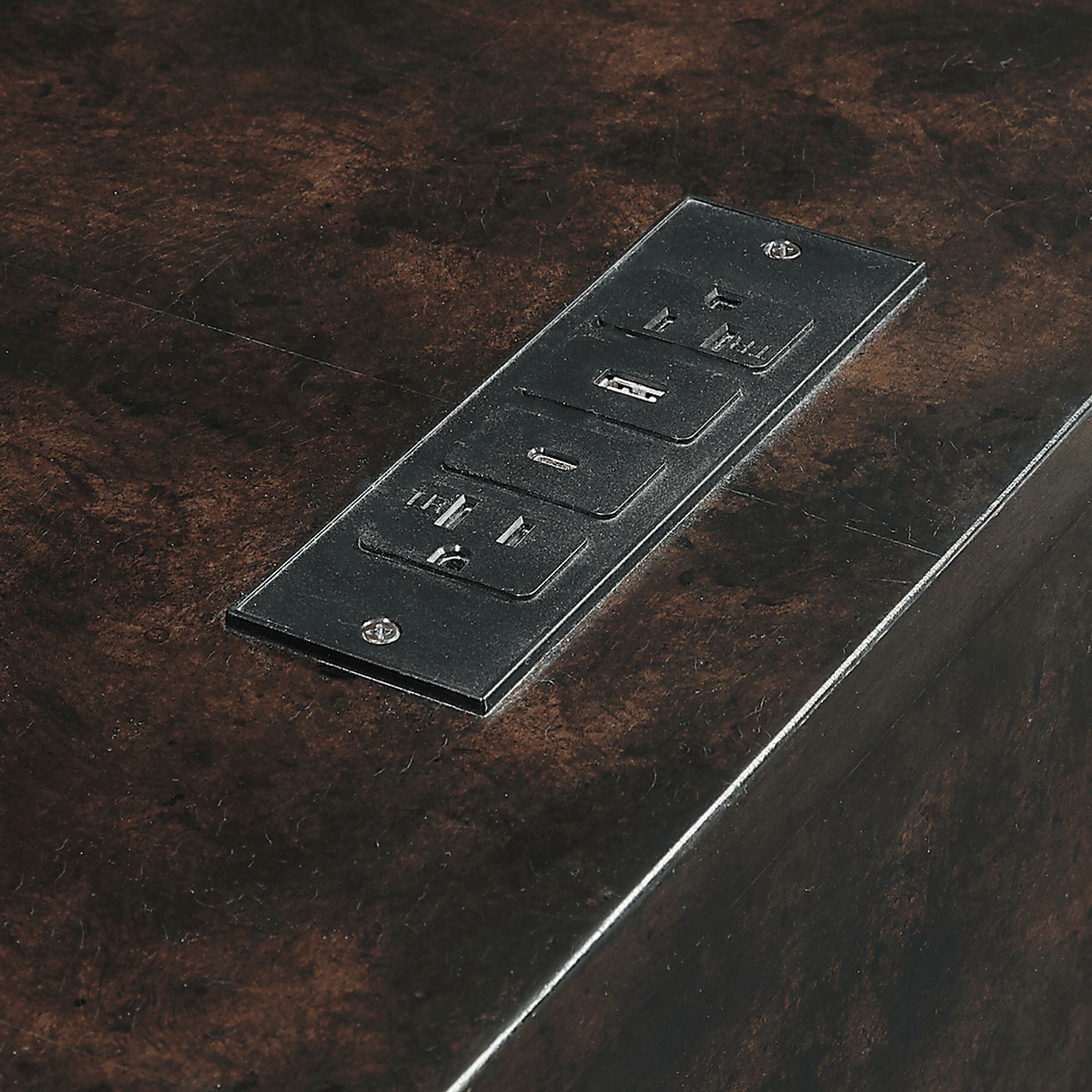Aaronda Brown Desk - Image 7