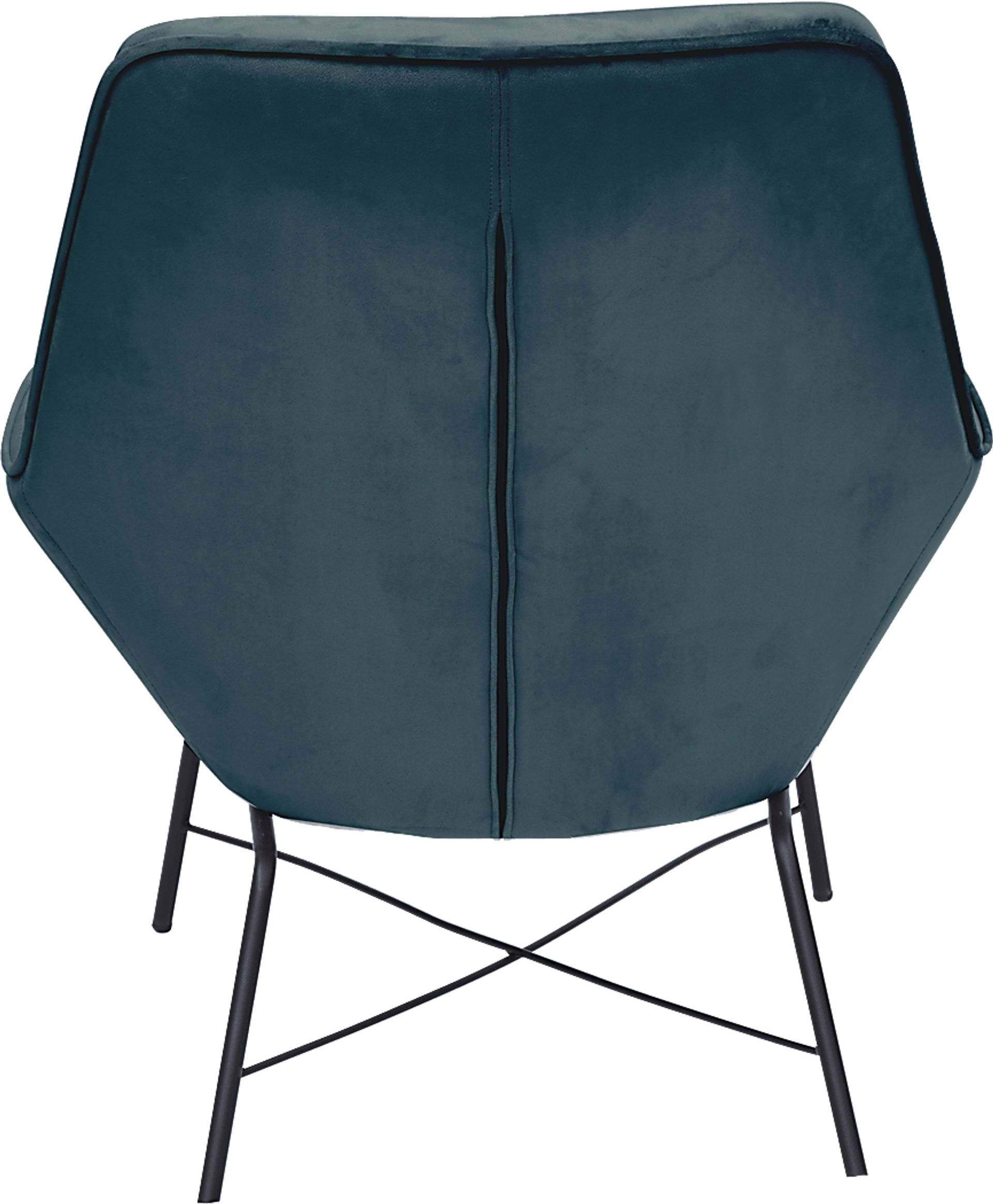 Aaronwood Blue Accent Chair and Ottoman - Image 4