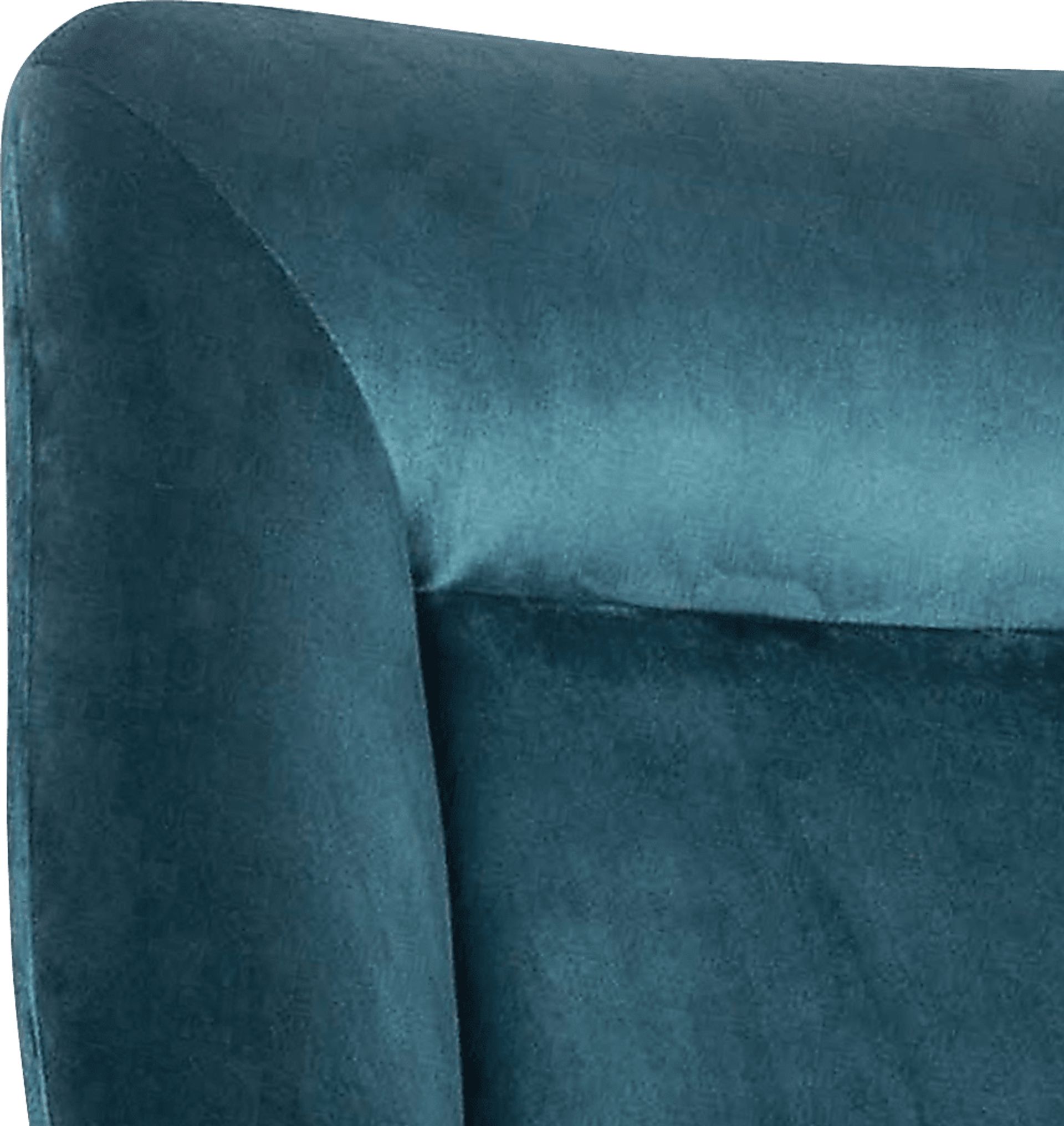 Aaronwood Blue Accent Chair and Ottoman - Image 5