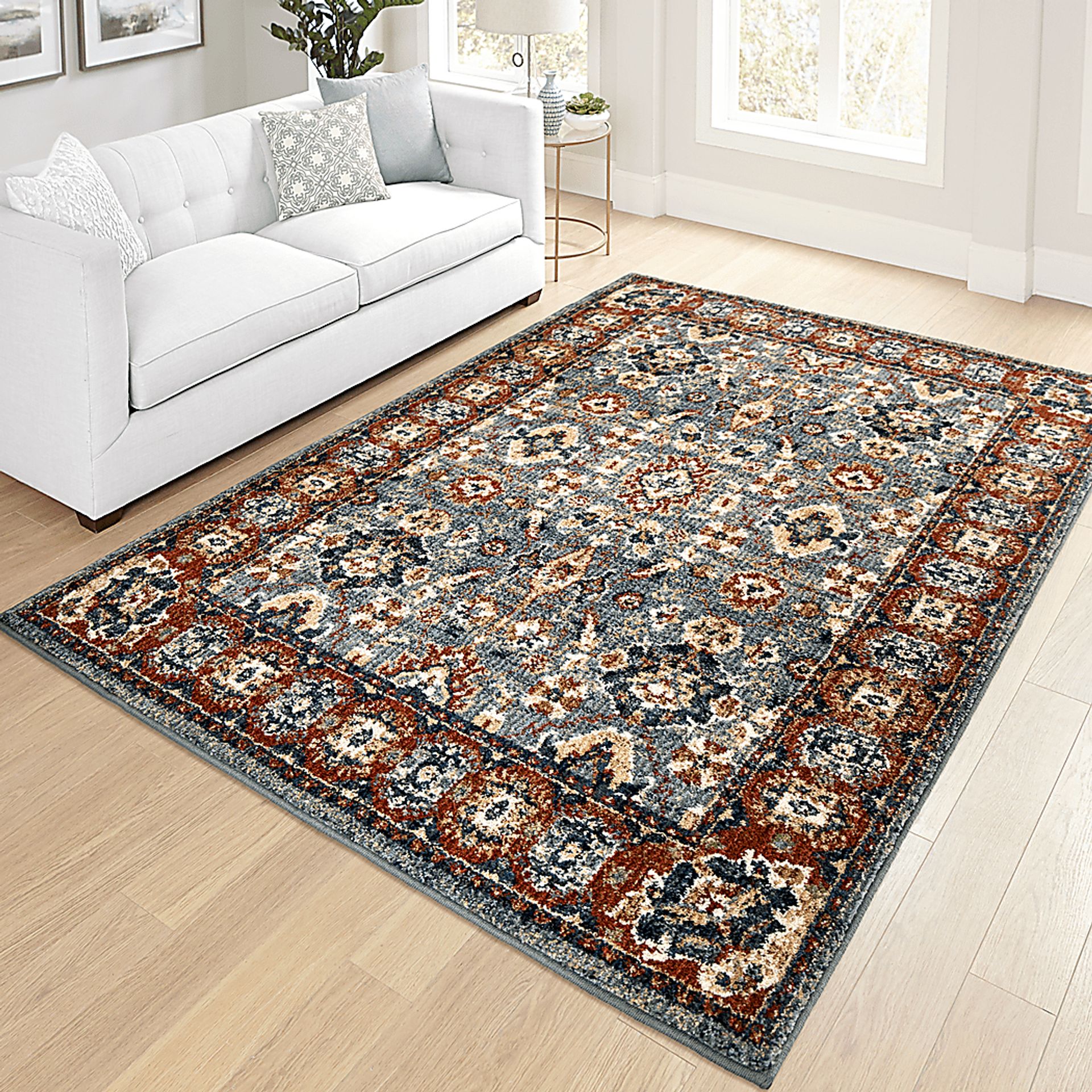 Aavik Indigo 5' x 7' Rug - Image 2