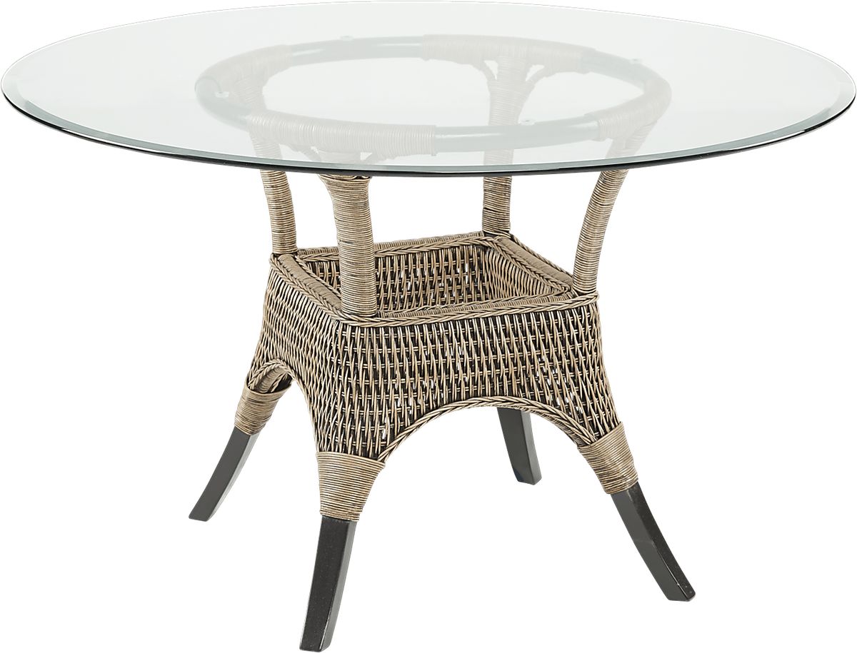 Abaco Light Rattan Wood Dining Table | Rooms to Go