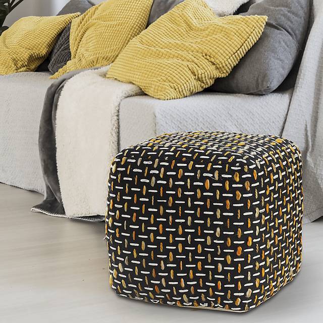 Abanela Black Pouf - Thumbnail - Image 3