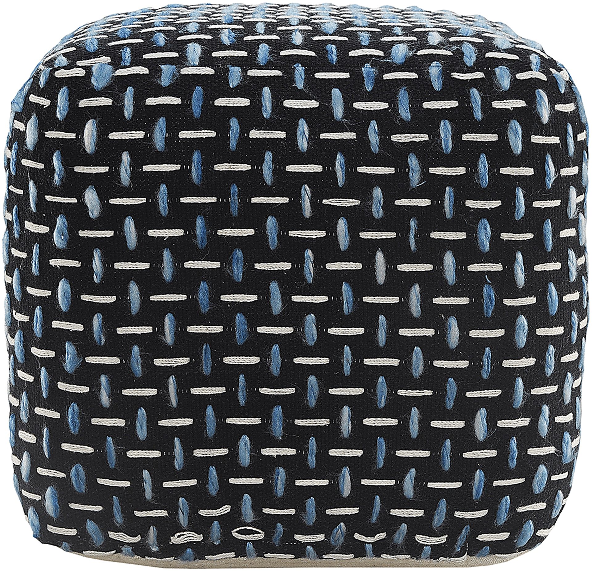 Abanela Blue Pouf - Image 4