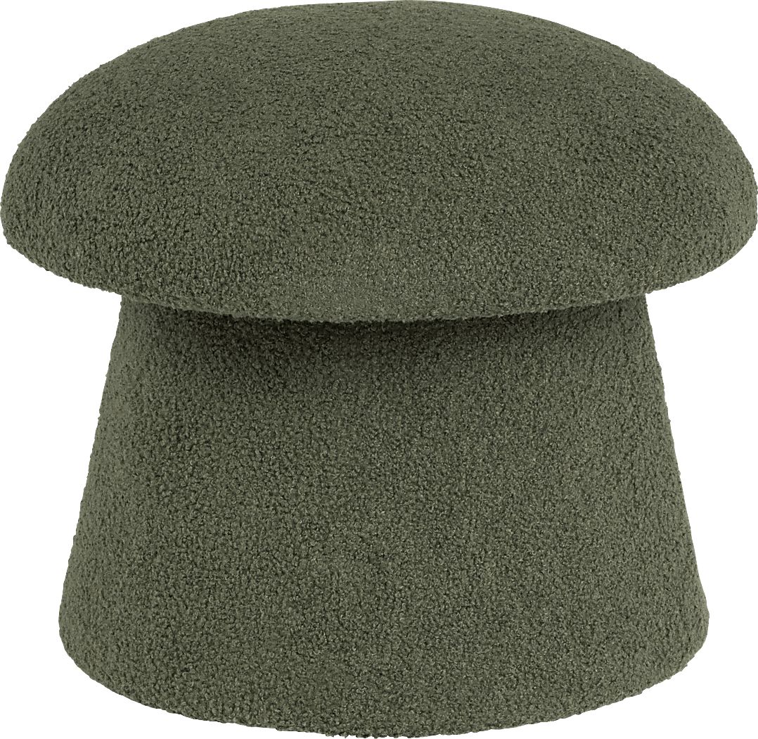 Abanto Dark Green Storage Ottoman