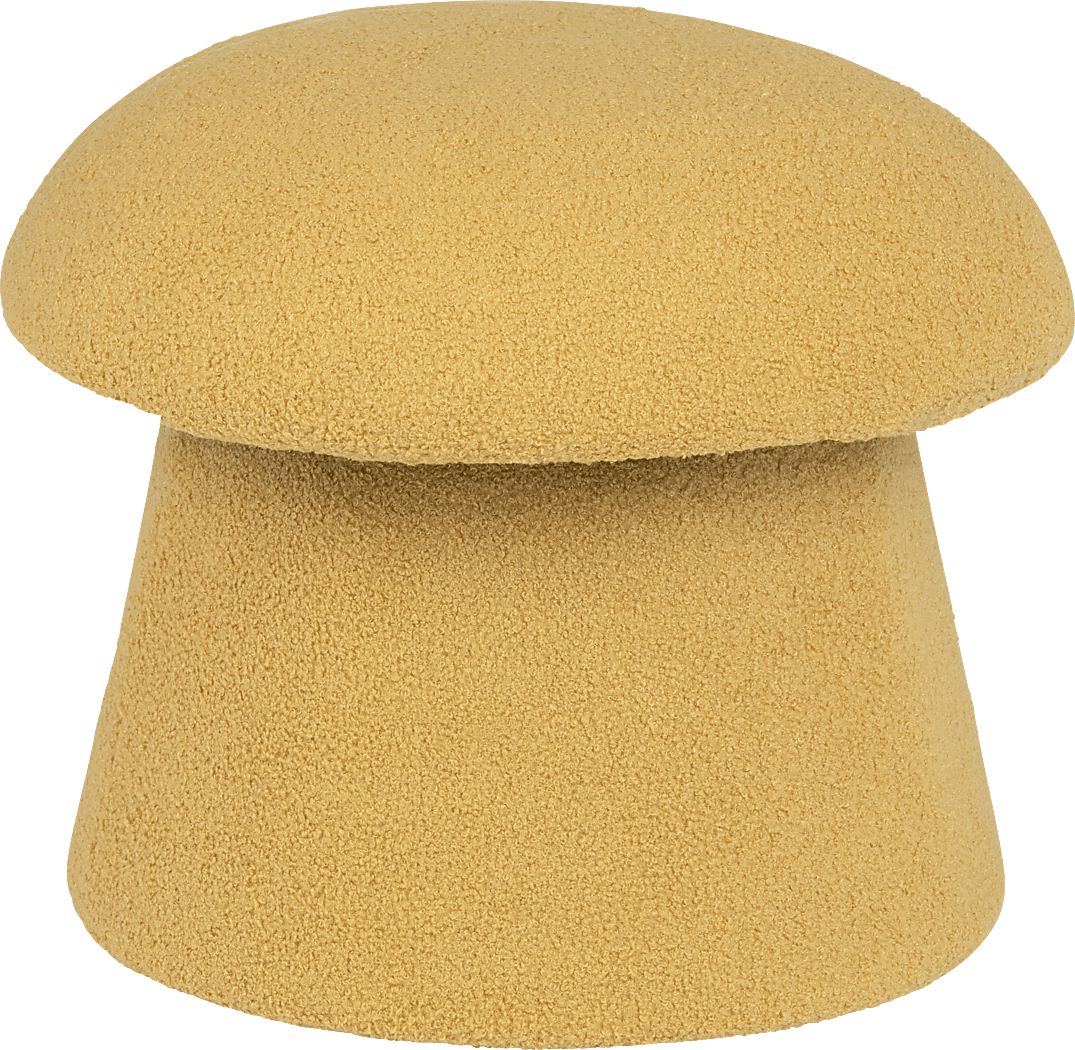 Abanto Yellow Storage Ottoman