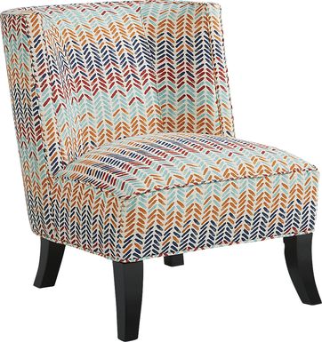 Painterly stripe accent discount chair