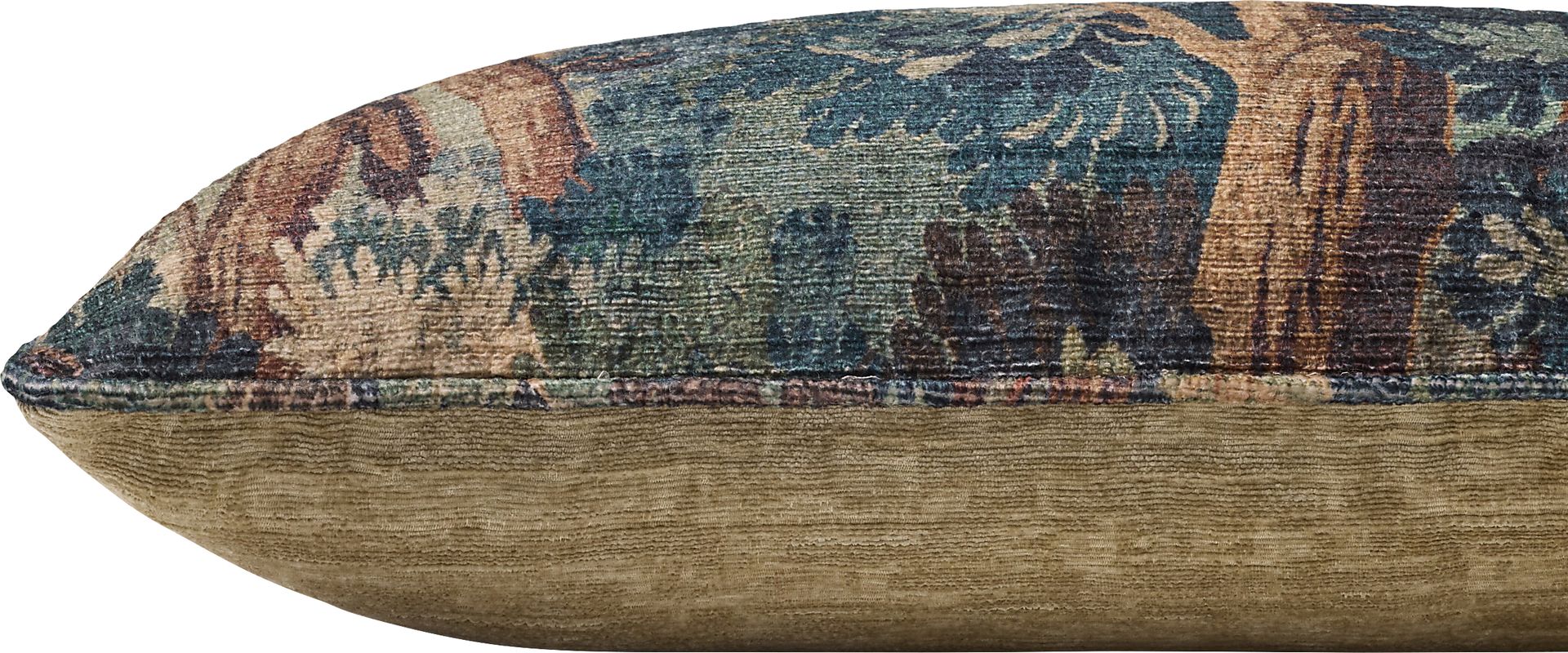 Abbai Green Lumbar Pillow - Image 2