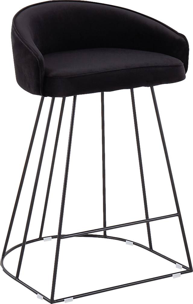 Abberdale I Black Counter Height Stool Set of 2 - Thumbnail - Image 2