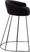 Abberdale I Black Counter Height Stool Set of 2