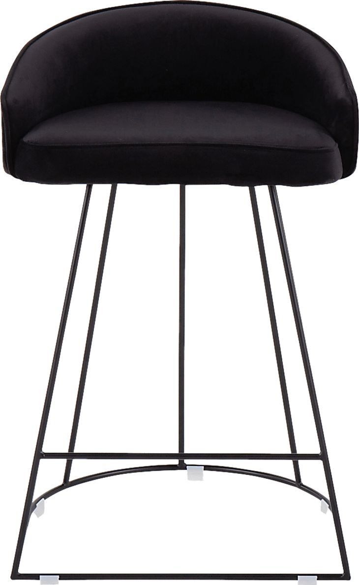 Abberdale I Black Counter Height Stool Set of 2