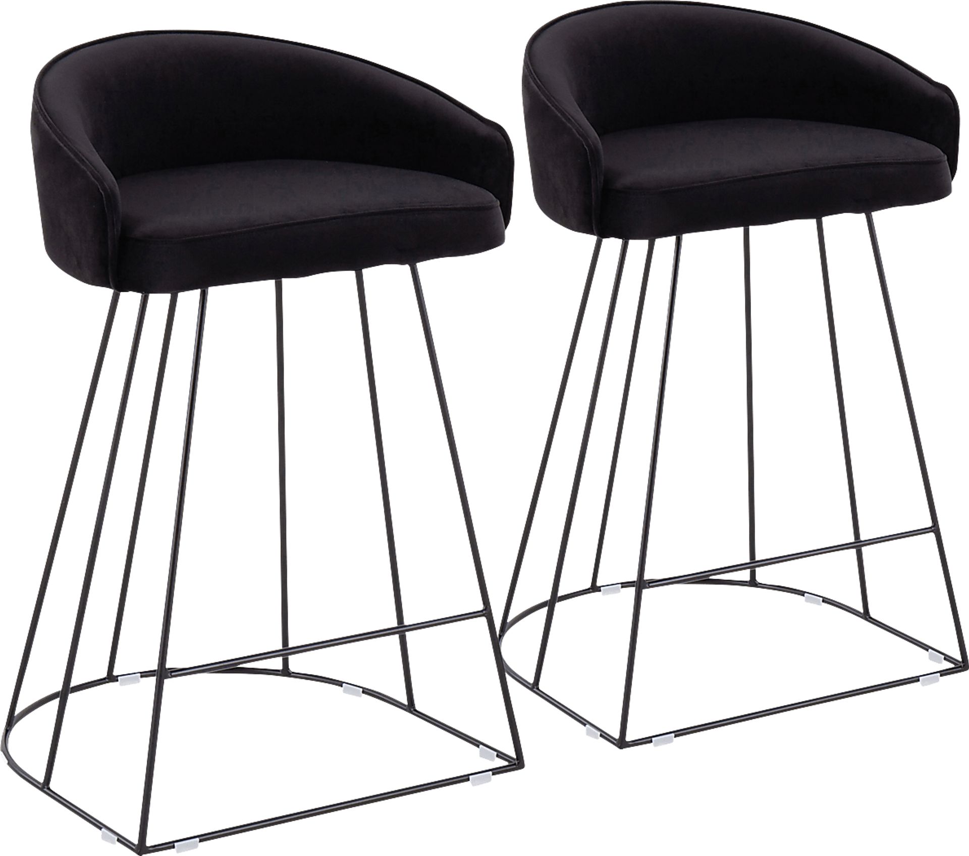 Abberdale I Black Counter Height Stool Set of 2 - Image 1