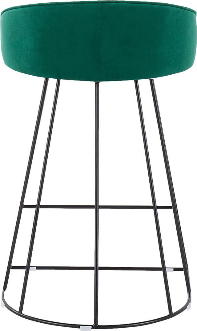 Abberdale I Green Counter Height Stool Set of 2 - Thumbnail - Image 4