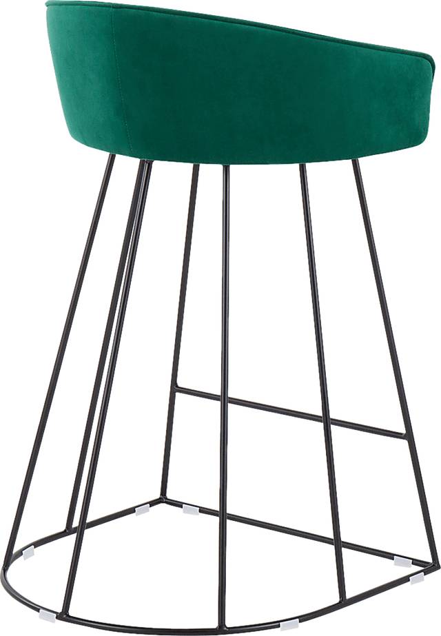 Abberdale I Green Counter Height Stool Set of 2 - Thumbnail - Image 5
