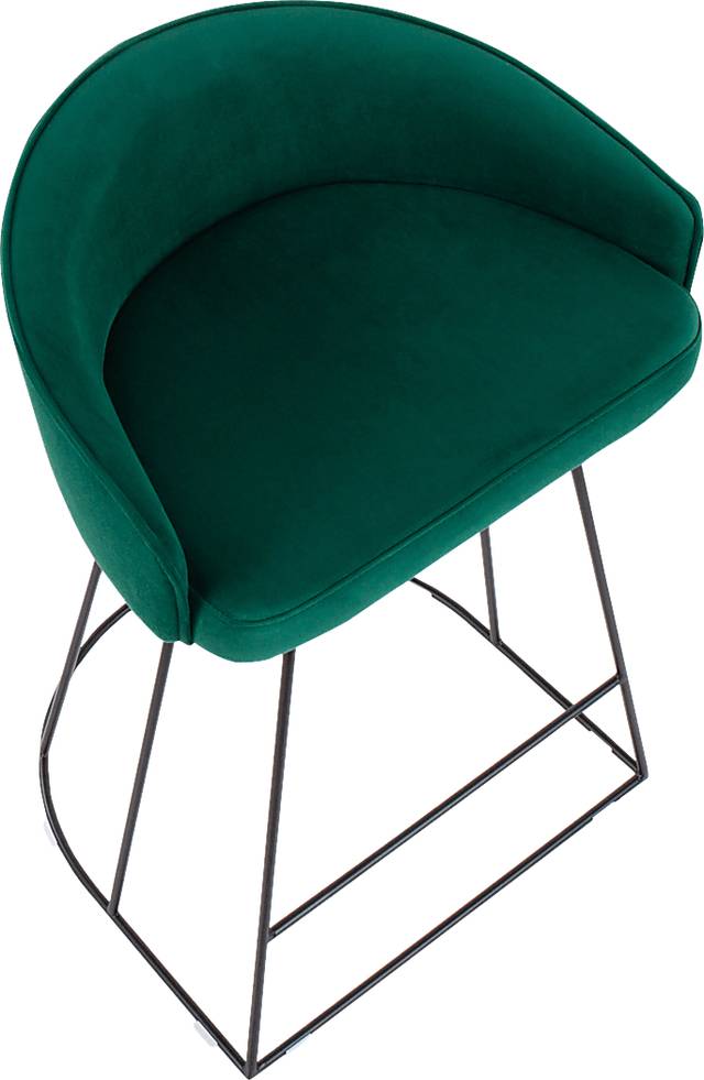 Abberdale I Green Counter Height Stool Set of 2 - Thumbnail - Image 6