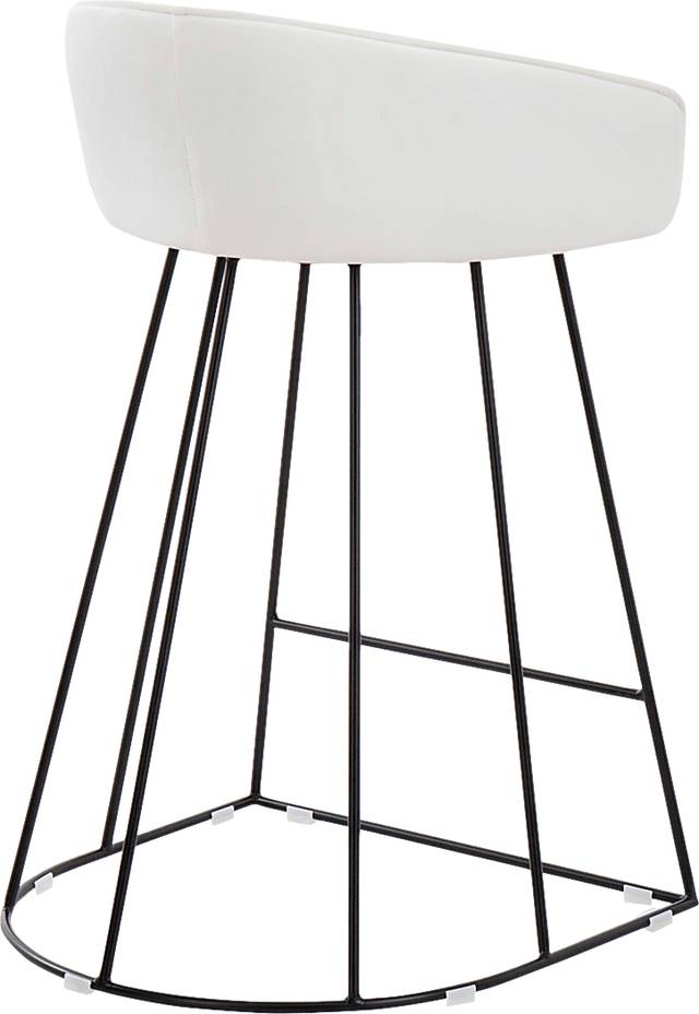 Abberdale I White Counter Height Stool Set of 2 - Thumbnail - Image 4