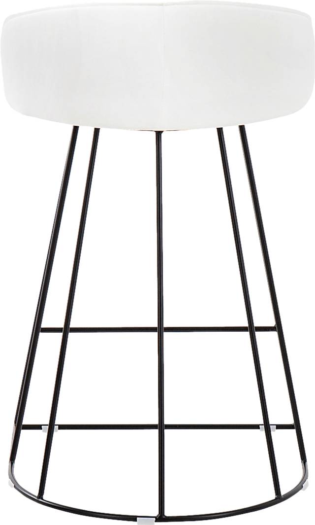 Abberdale I White Counter Height Stool Set of 2 - Thumbnail - Image 5