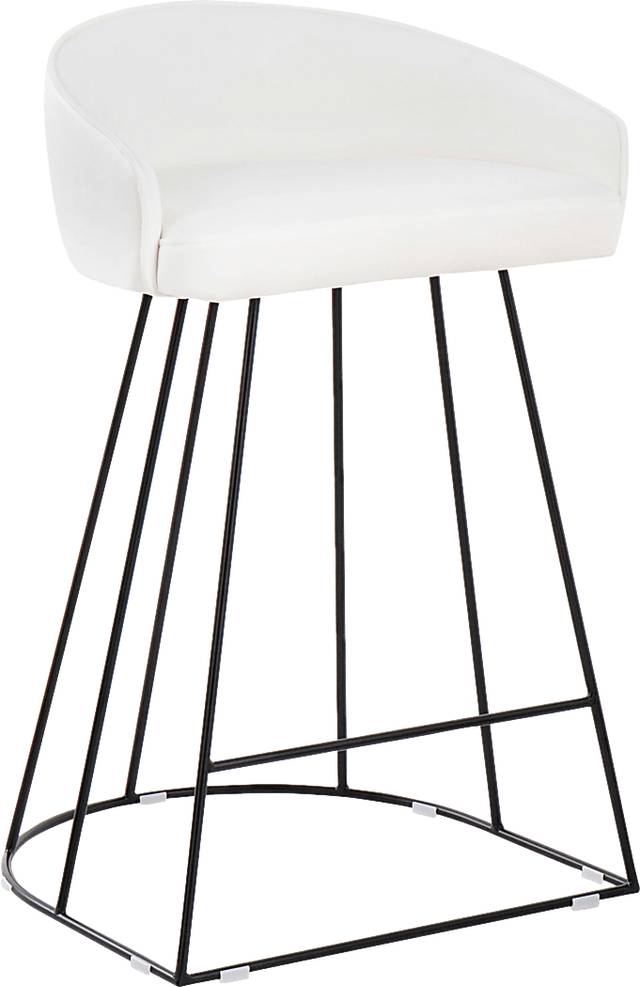 Abberdale I White Counter Height Stool Set of 2 - Thumbnail - Image 7