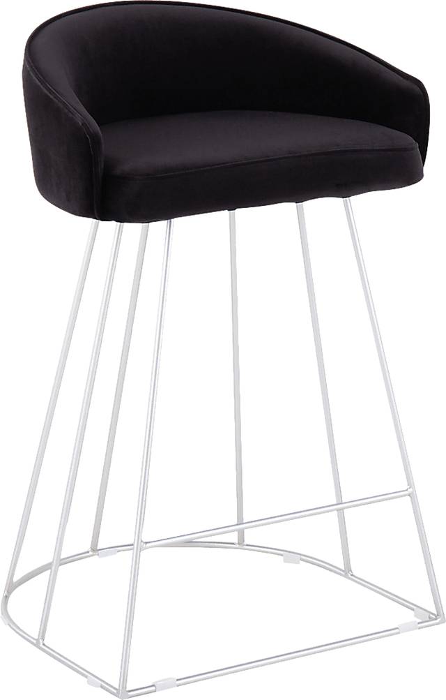 Abberdale II Black Counter Height Stool Set of 2 - Thumbnail - Image 2