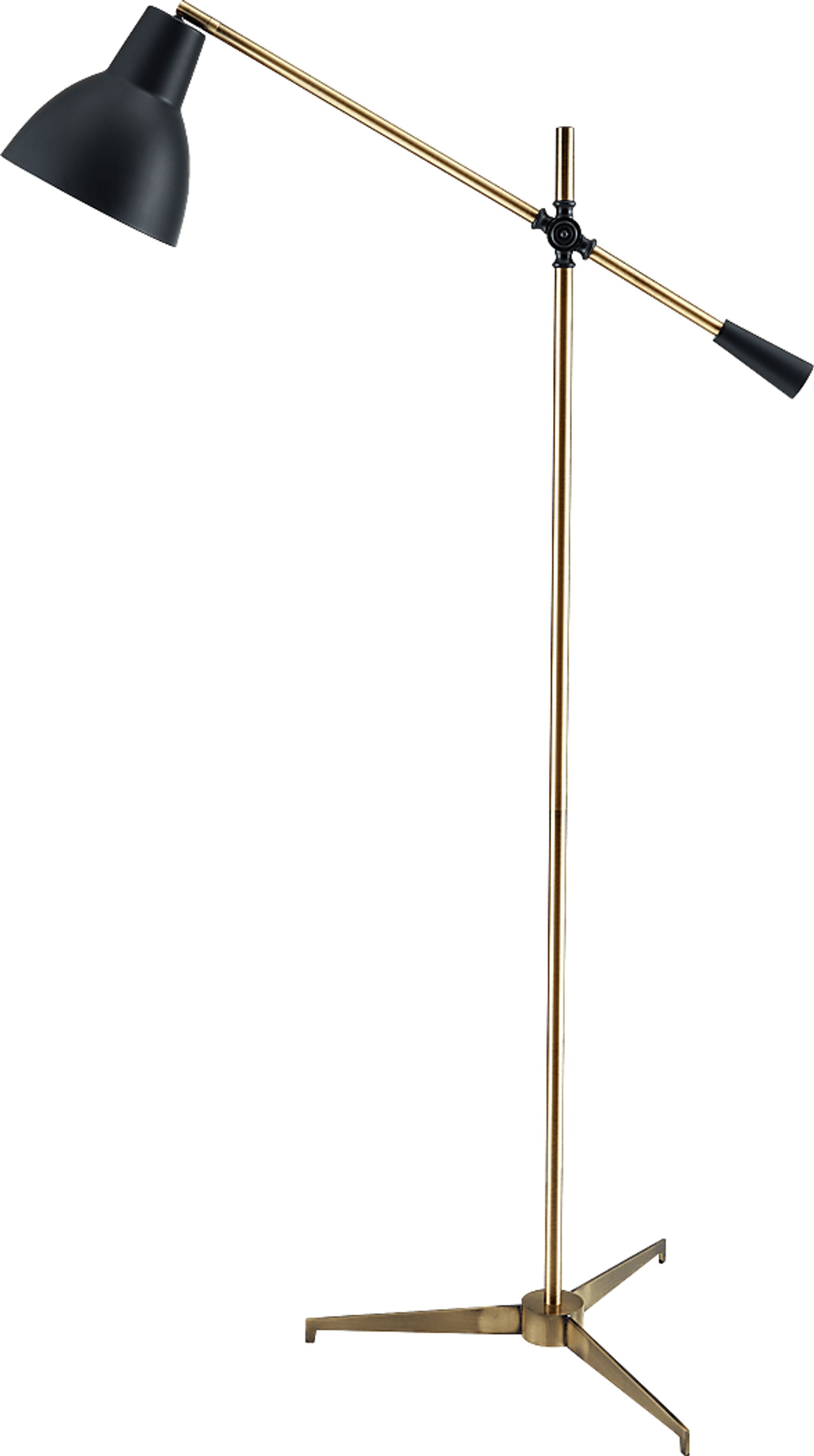 Abberton Brass Floor Lamp - Image 3