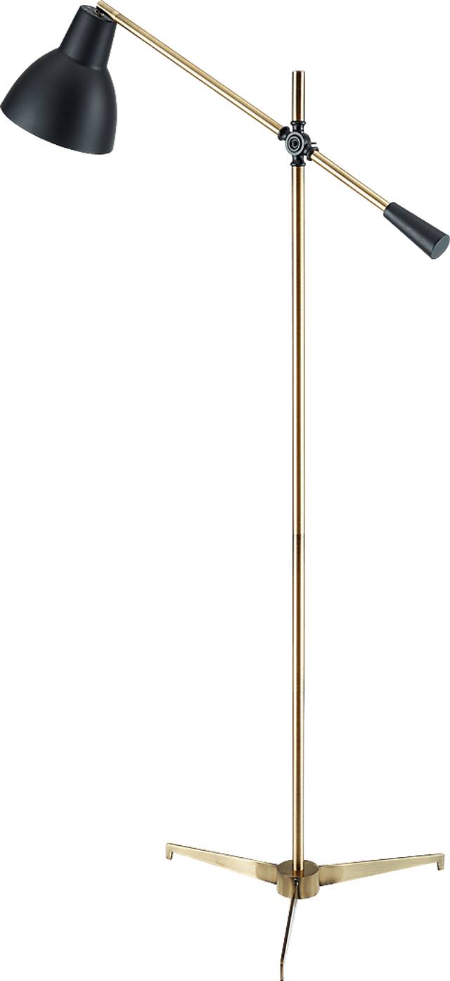 Abberton Brass Floor Lamp - Thumbnail - Image 4